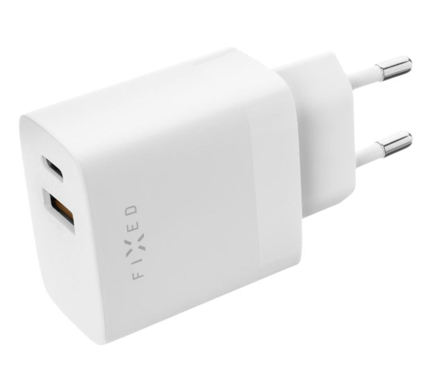 FIXED Ładowarka sieciowa 20W 1xUSB-A 1xUSB-C biały - 1342429 - zdjęcie 2
